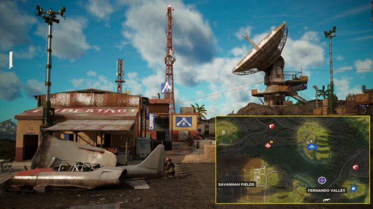 Far Cry 6 Sharkbite Roca Pequena Спутниковая станция 1