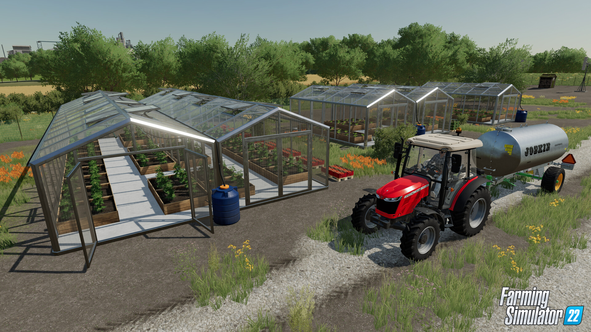 Farming Simulator 22 Greenhouses elmcreek map bees