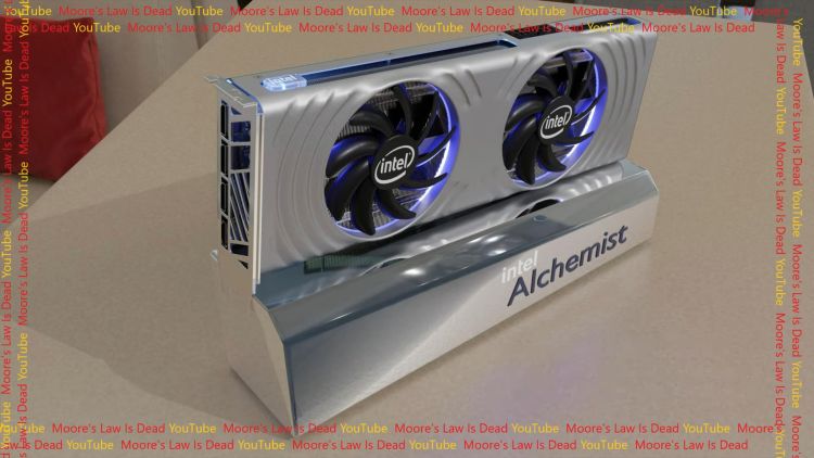 Intel Arc Alchemist Reference Design Graphics Card Leak Render performance