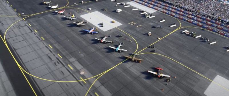 Microsoft Flight Simulator Reno Air Races P51 Lineup