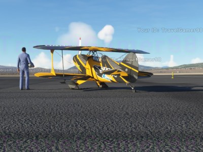 Microsoft Flight Simulator Reno Air Races Pitts Lobby V2