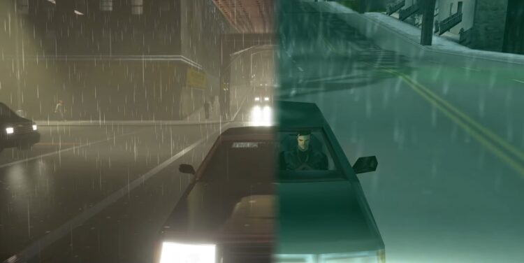Grand Theft Auto The Trilogy Definitive Edition Remaster Release Date Comparison Trailer Before After