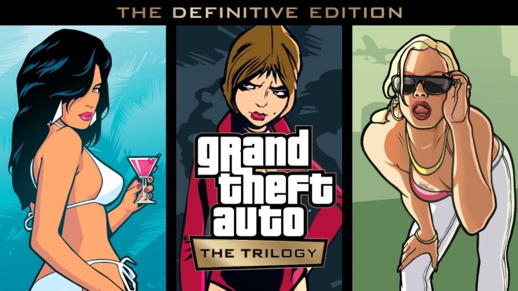 Grand Theft Auto The Trilogy The Definitive Edition Remaster Release Art