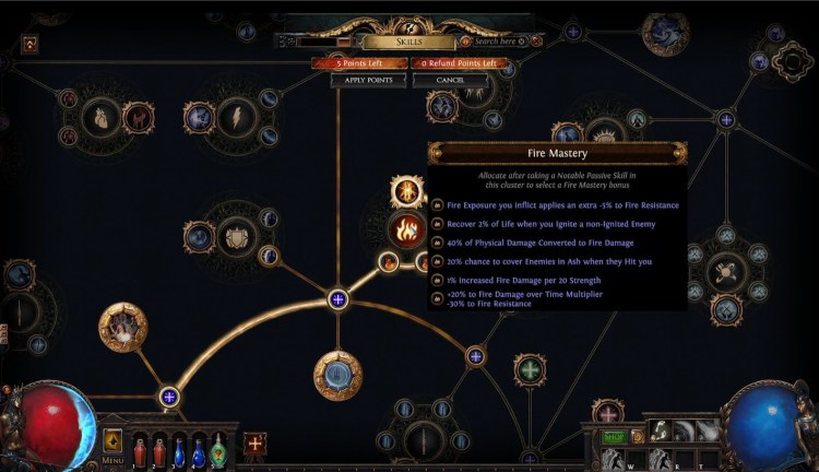 Path Of Exile Scourge Passive Skill Tree Rework