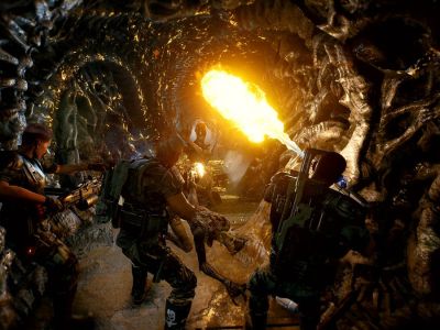 Aliens Fireteam Elite Game Pass flamethrower