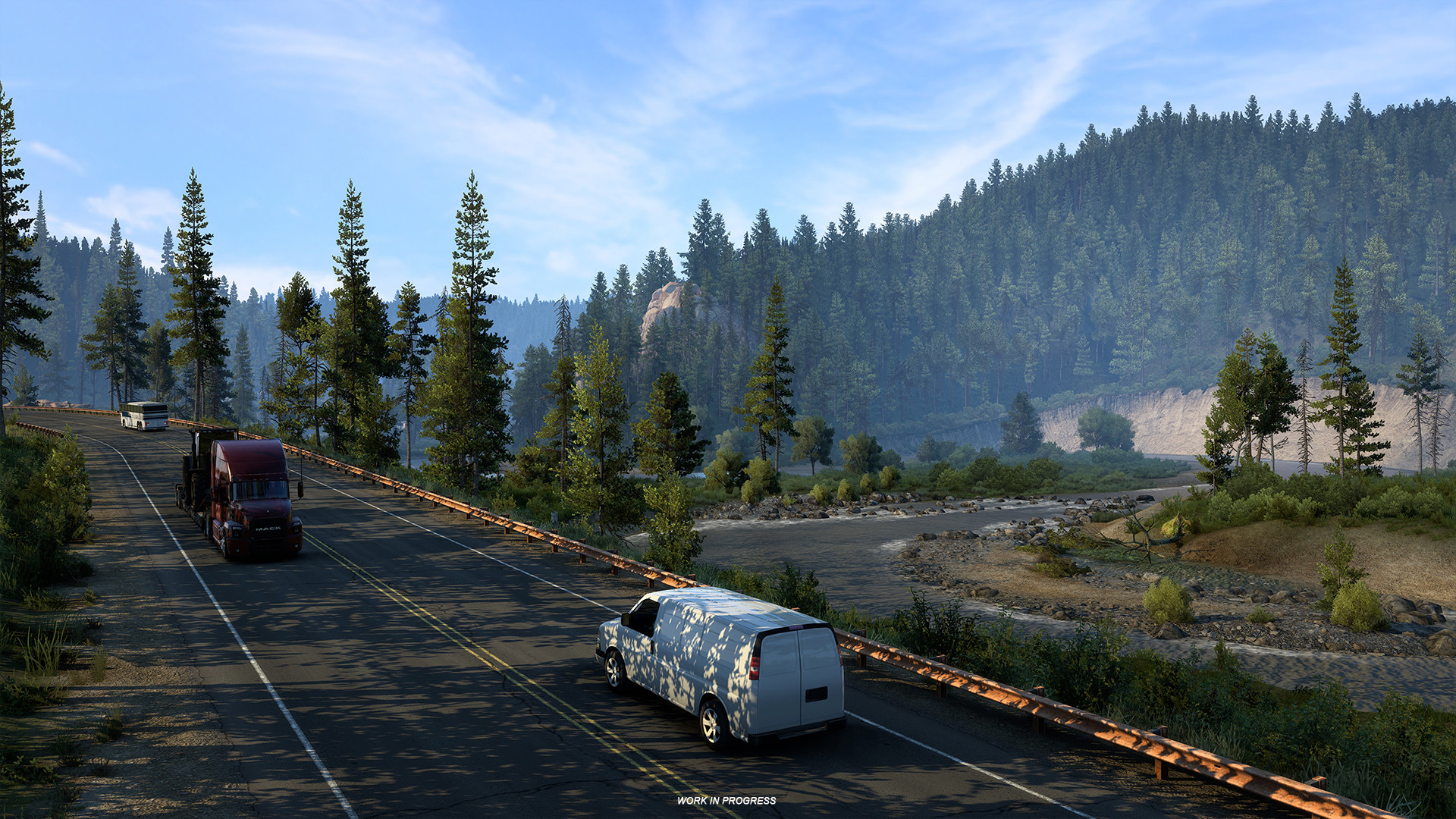 American Truck Simulator Montana Dlc Sunrise 3