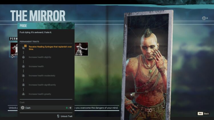Far Cry 6 Безумие Vaas Best Mirror Traits Skills 1