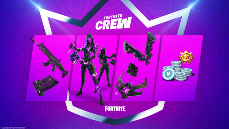 Декабрьский набор Fortnite Crew Cube Assassin