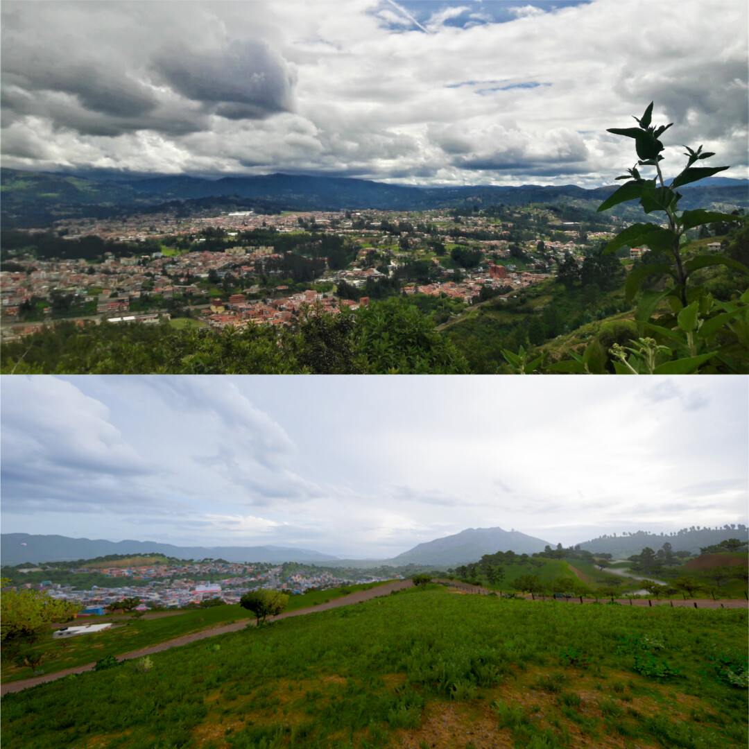 Forza Horizon 5 с видом на горы и видом на горы Куэнка