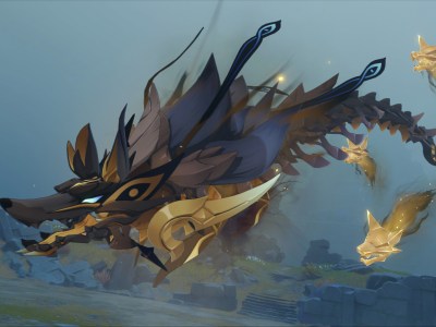 Genshin Impact Golden Wolflord Riftborn Regalia Arataki Itto Rifthound