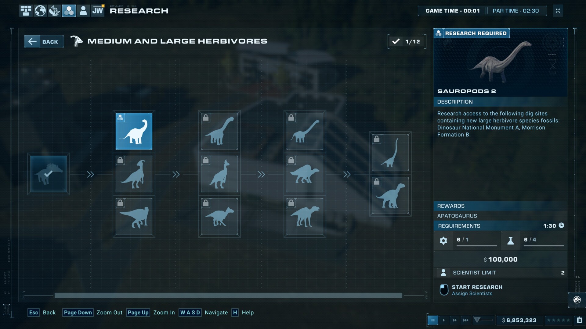 Jurassic World Evolution 2: How to unlock all dinosaurs for Sandbox mode