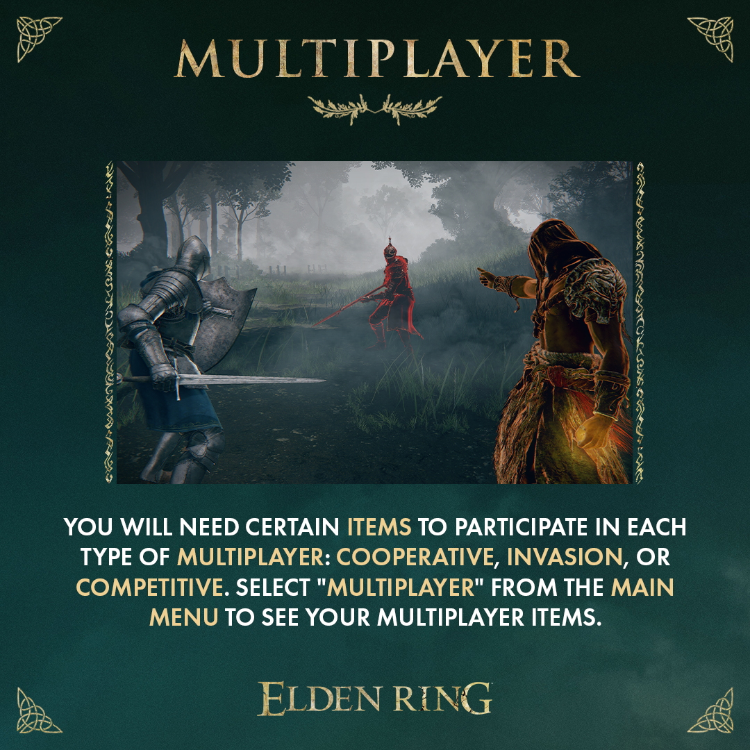 More Elden Ring details emerge flasks, multiplayer options, and summons