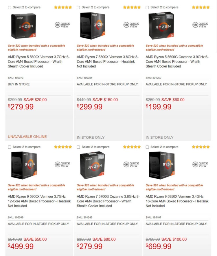 Intel 12th Gen Cpu In Stock Ryzen Sale Where To Buy Amd
