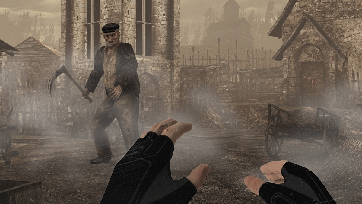 Resident Evil 4 VR Mercenaries village