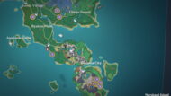 Genshin Impact Onikabuto Руководство по местам земледелия Arataki Itto Ascension Материал 1b Карта острова Наруками Юг