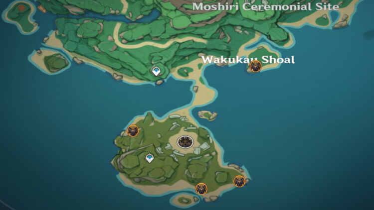 Genshin Impact Rifthound Locations Скрытый коготь Скрытый коготь Скрытый коготь Руководство по местам выращивания 2 Карта