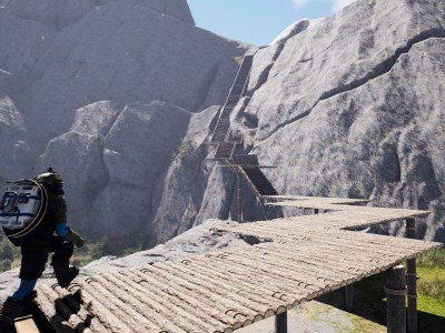 Icarus Waterfall Expedition Riverlands Construct Over Rock Barrier Beacon