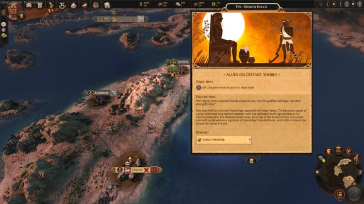 Guide to the epic quest Total War Saga Troy Memnon 1