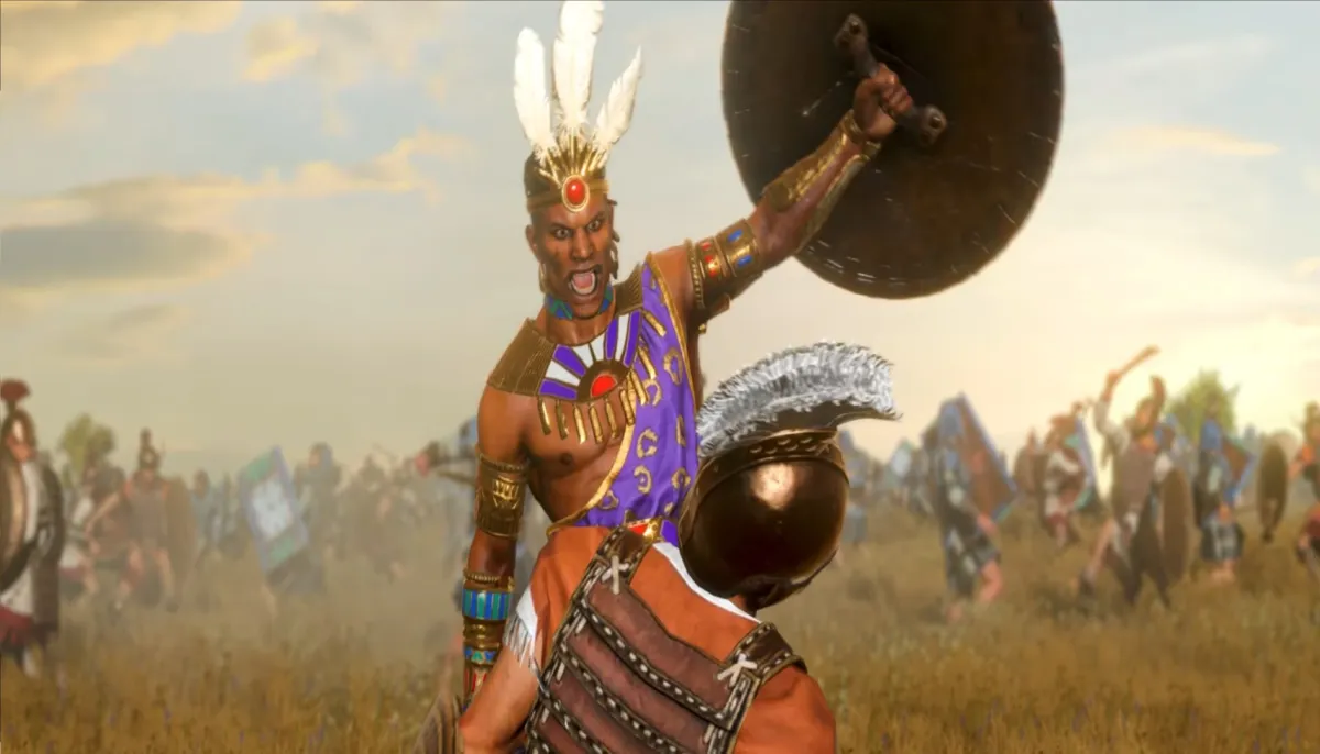 Total War Saga Troy Memnon Guide Pharaoh's Servant Resourceful Strategist Camp Followers Horde Faction