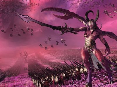 Warhammer III Slaanesh trailer army