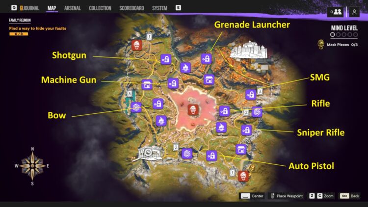 Far Cry 6 Pagan Control Armory Challenges All Weapons Guide Mods Upgrades Gadgets 1