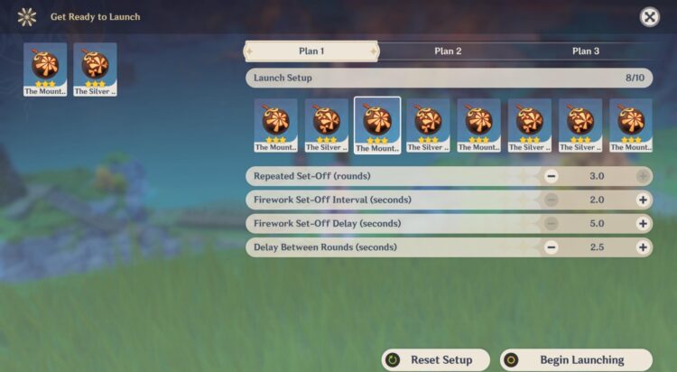 Genshin Impact Flameplume Starflowers Guide Launch Tube Gadget Fireworks Production Challenge Lantern Rite 2022 2a