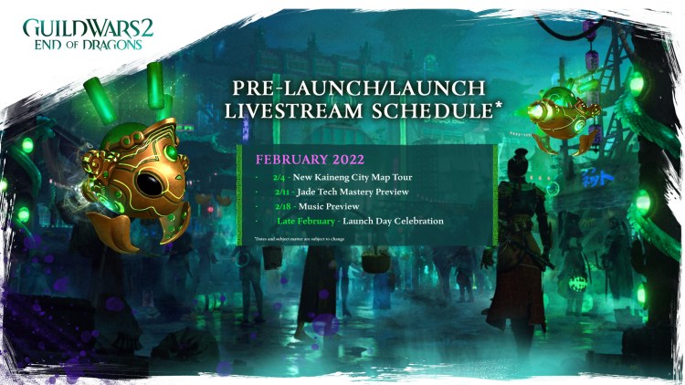 Guild Wars 2 End Of Dragons Release Date And Livestreams