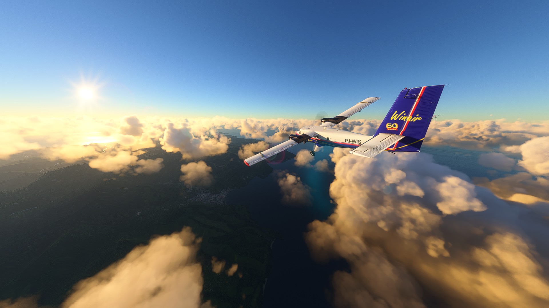 Microsoft Flight Simulator Pc Twin Otter Caribbean Sunrise