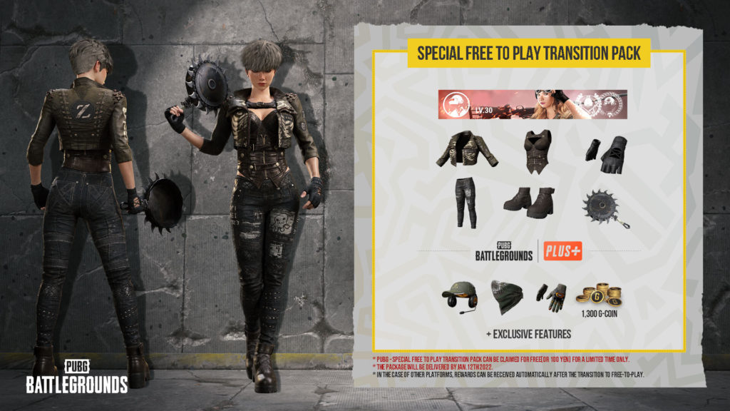 PUBG gets new Tactical Gear items and is finally free to play