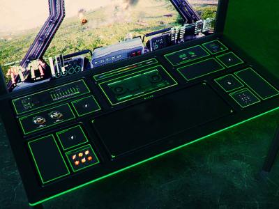 Razer Project Sophia Gaming Desk Concept Rgb Ces 2022 Display
