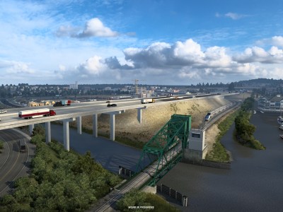 American Truck Simulator California road Rework 2