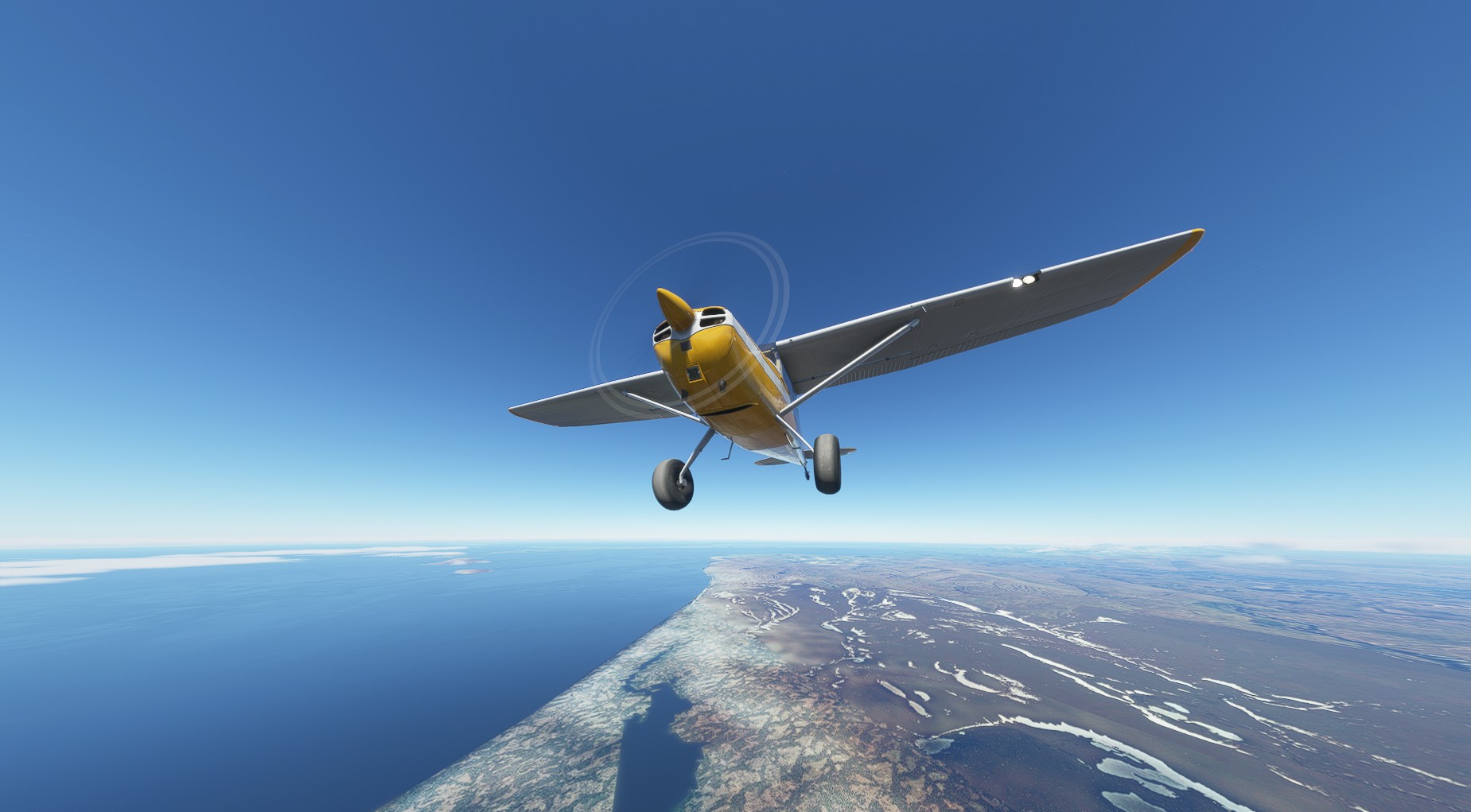 Microsoft Flight Simulator PC Carenado Cessna C170b en el Backlands