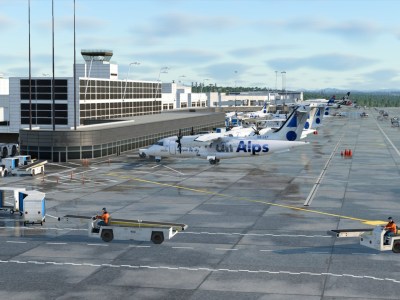 X Plane 12 Pc Airport Shot