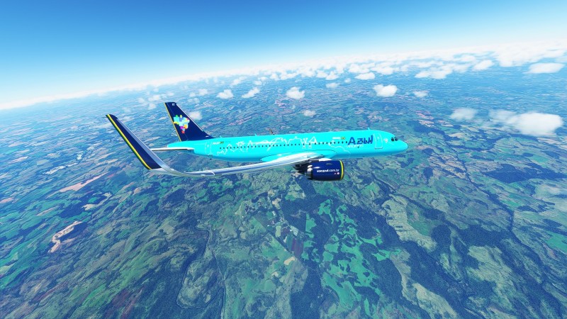 Microsoft Flight Simulator Pc Azul Airbus In Brazil