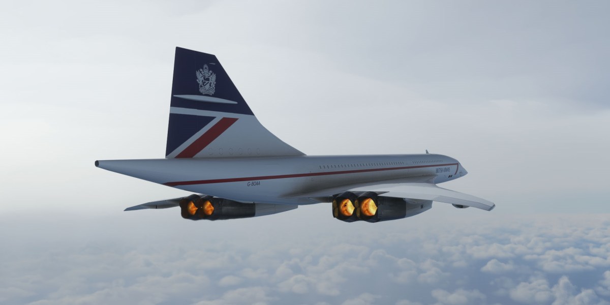 Microsoft Flight Simulator Pc Dc Designs Concorde Wip Aerial 2