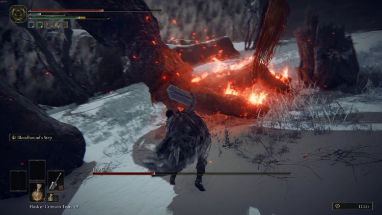 Elden Ring How To Beat The Fire Giant Hand Attack