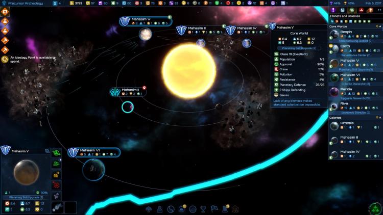 Galactic Civilizations Iv Core Worlds Colonies Colonize Planets Colonization 1b