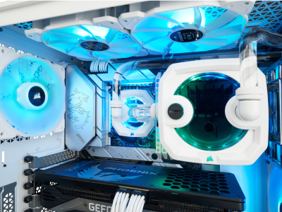 Corsair liquid cooling loop gaming pc