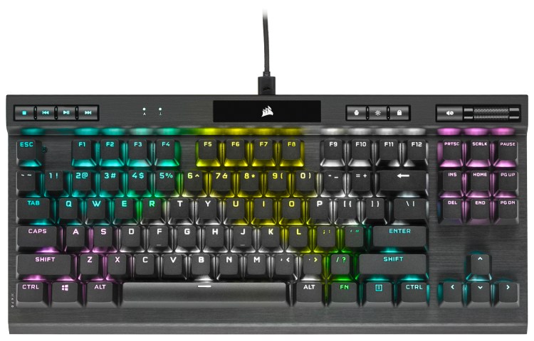 corsair K70 Rgb Tkl optical switches mechanical gaming keyboard review