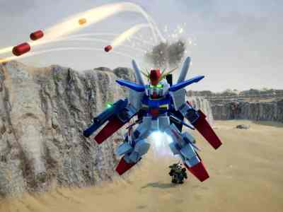 SD Gundam Battle Alliance missiles desert
