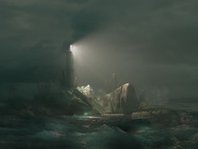 Frogwares game concept art lighthouse