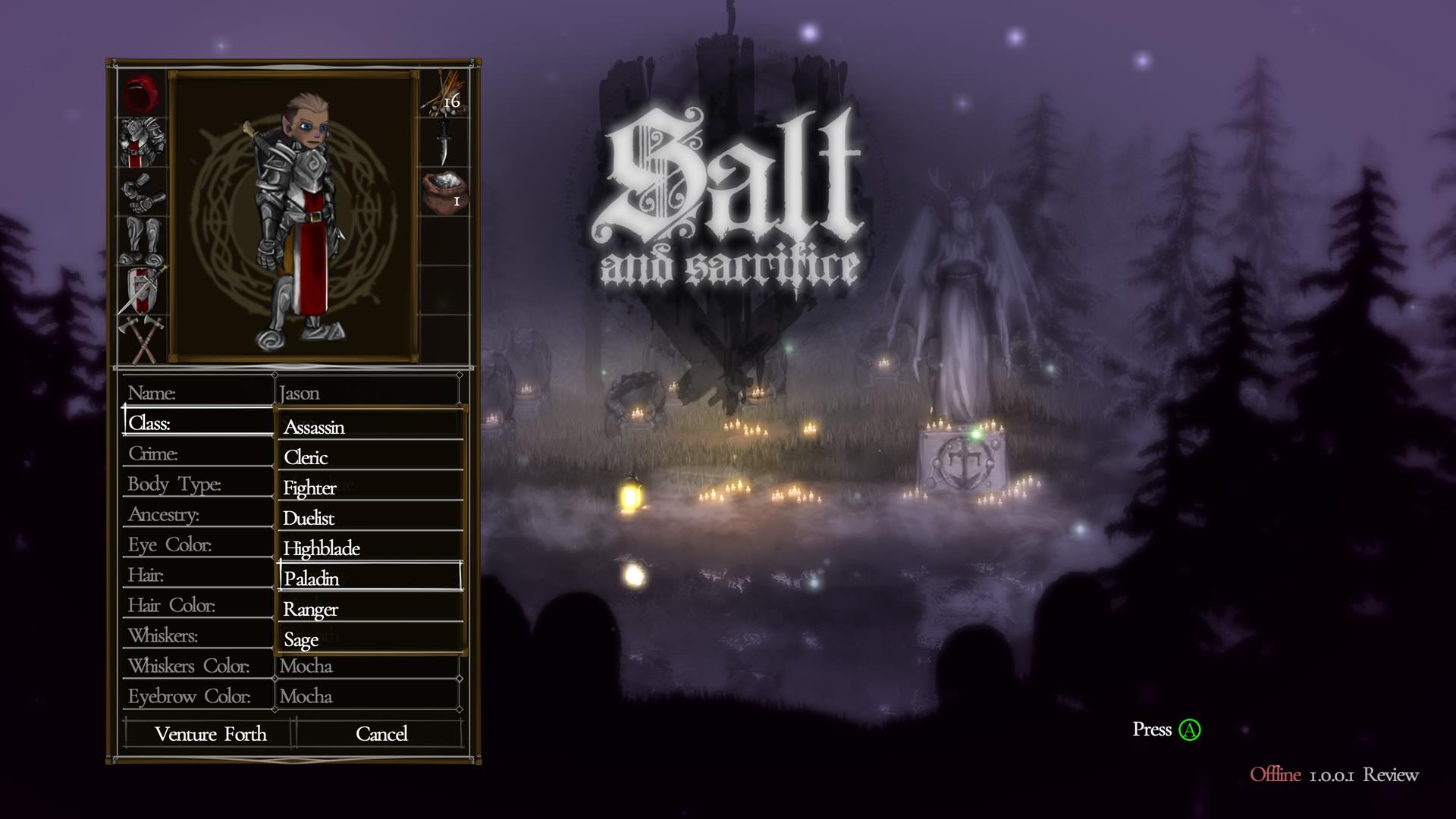 Salt and Sacrifice: Class guide ⁠— Starting classes and Sage build