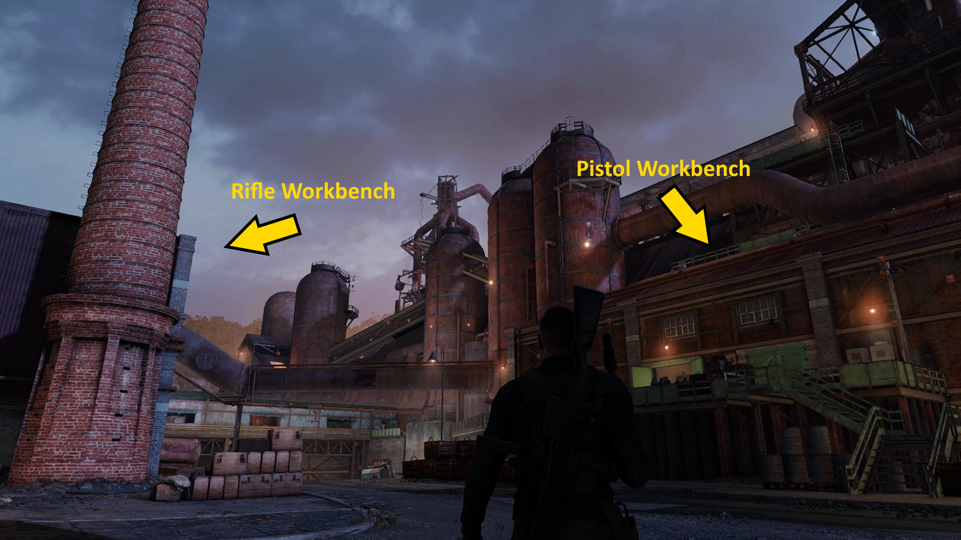 Sniper Elite 5 War Factory Workbench locations guide (Mission 4)