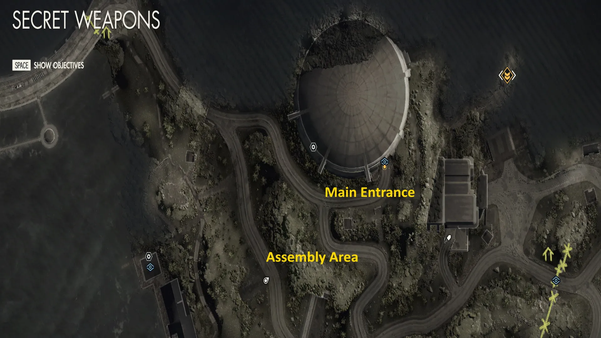 Sniper Elite 5 Secret Weapons Workbench locations guide (Mission 7)