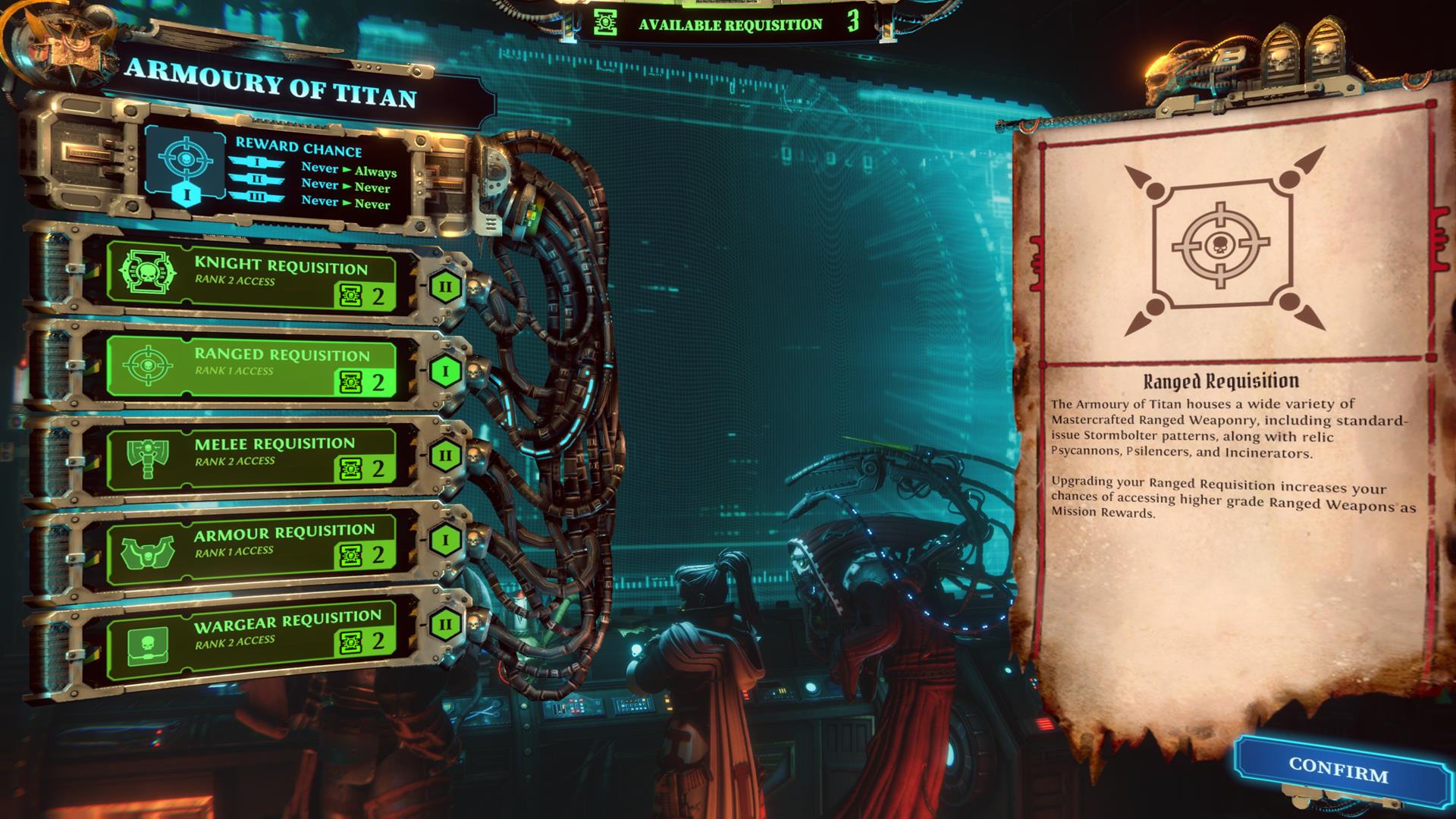 Chaos Gate Daemonhunters: Grand master Report Day 151 All options