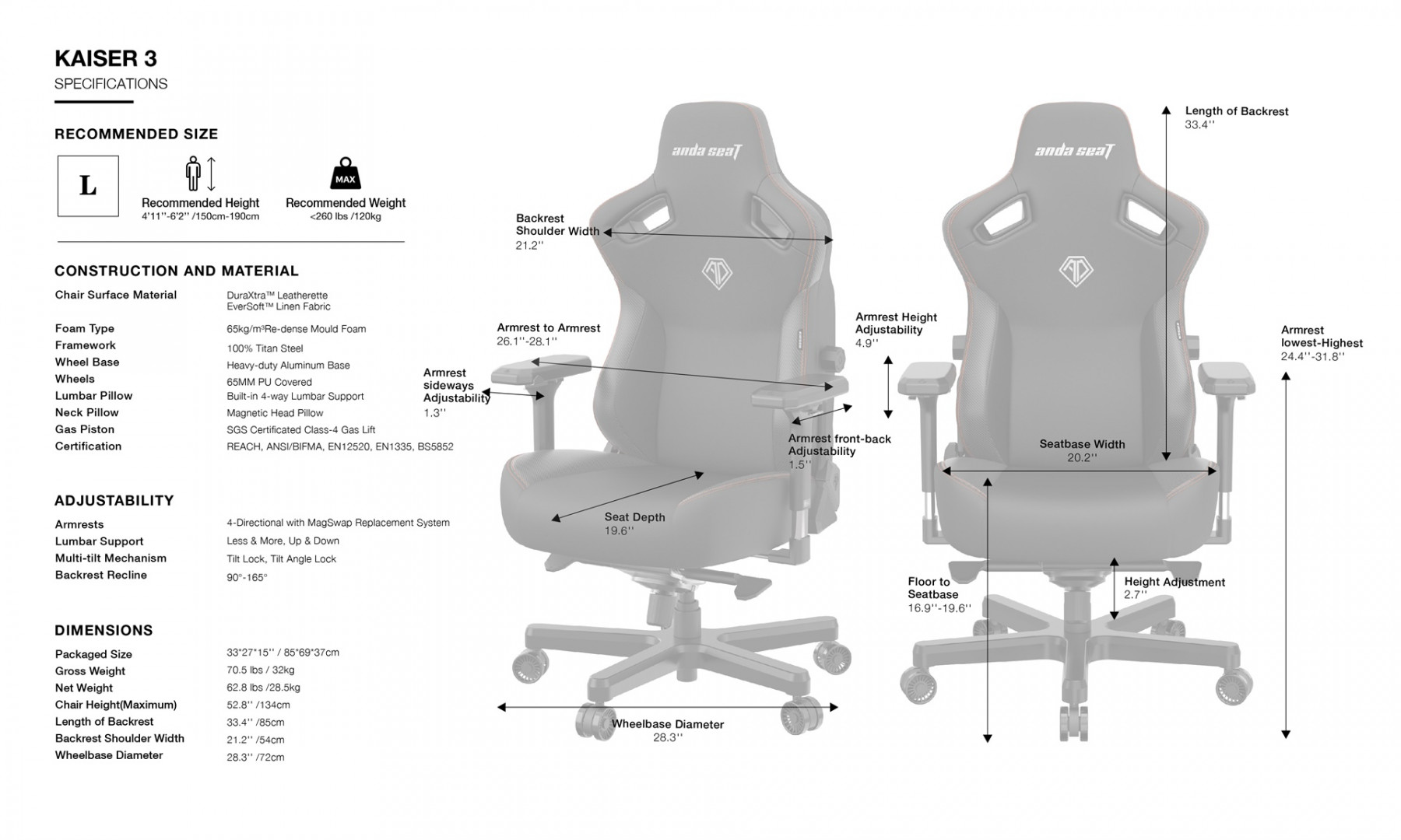 Anda Seat Kaiser 2 review: XL gaming chair goes heavy on comfort