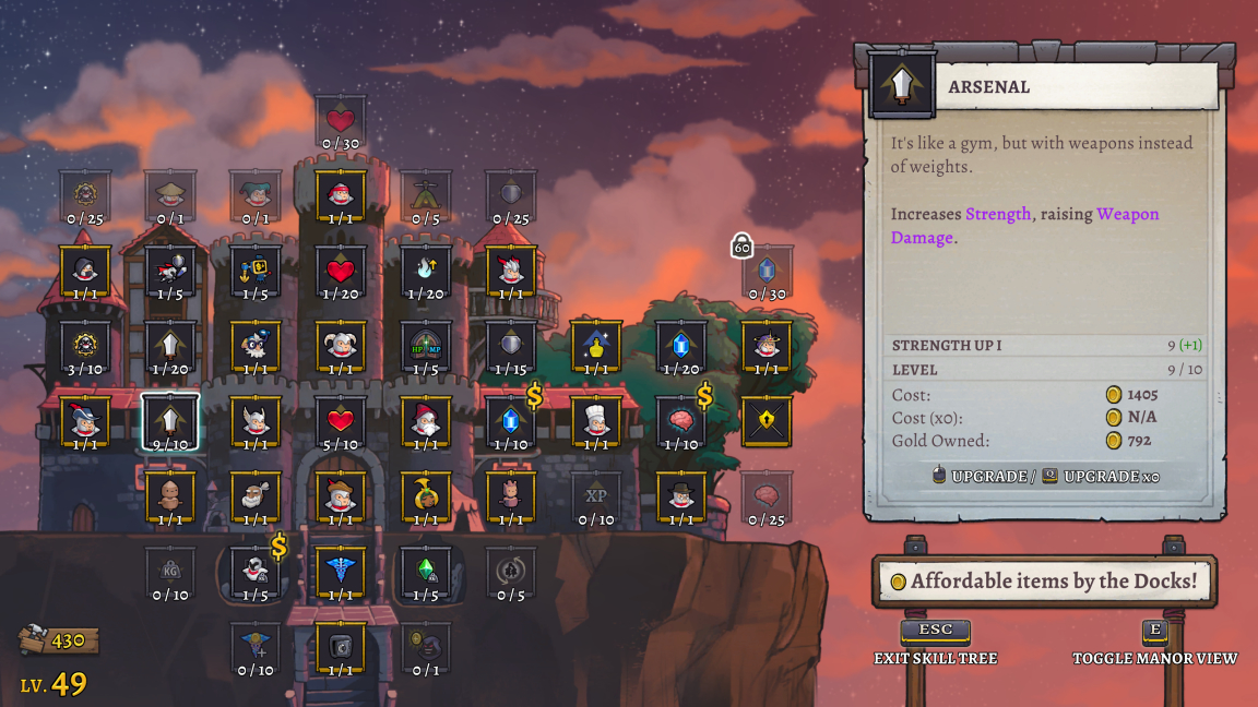 rogue legacy best upgrades