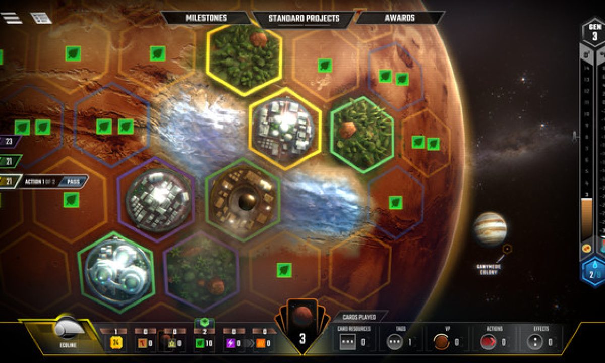 Get the Terraforming Mars video game for free right now from Epic Games