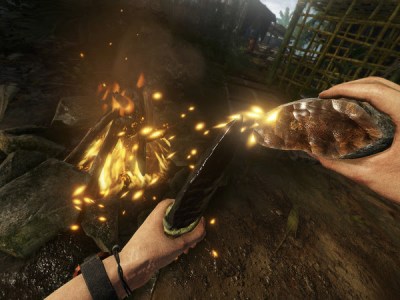 Green Hell VR Steam fire sparks survival