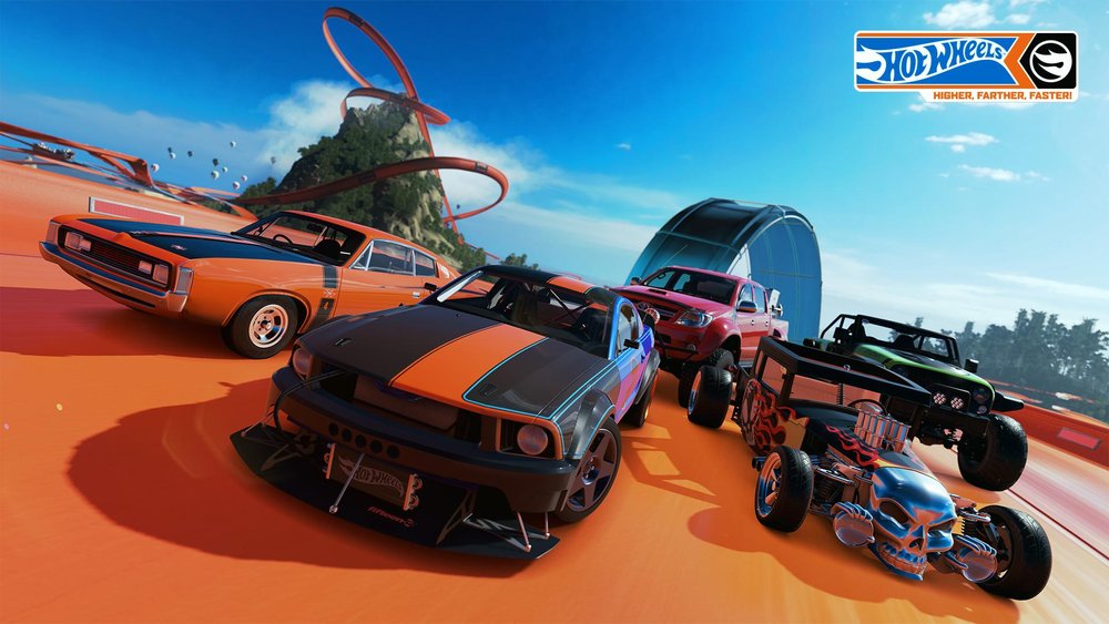 Forza Horizon 5 Hot Wheels orange track